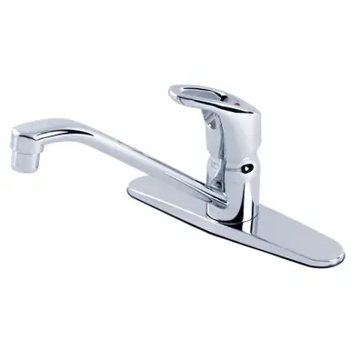 Free Returns Gerber G0040100 Hardwater Single Handle Kitchen Faucet w/ Loop Handles 1.75gpm -Chrome
