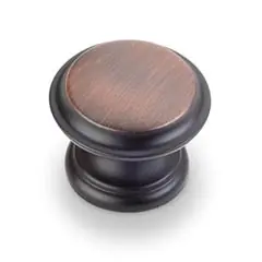 Hardware Resources 0251DBAC 1-3/8" Diameter Cabinet Knob - Screws Included - Brushed Oil Rubbed Bronze Today Only