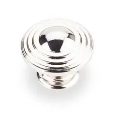 Top Pick Hardware Resources 137NI 1-1/4" Diameter Ring Cabinet Knob - Screws Included - Polished Nickel