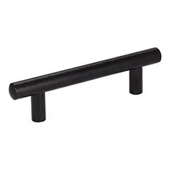 Hardware Resources 146MB 146 mm (5-3/4") Overall Length 9/16" Diameter Steel Cabinet Bar Pull - 96 mm center-to-center Holes - Screws Included - Matte Black While Supplies Last