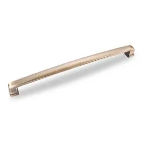 Time-Limited Hardware Resources 1092-12AB Milan 1 12-13/16 Inch L Plain Square Appliance Pull Handle - Brushed Antique Brass
