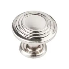 While Supplies Last Hardware Resources 110SN 1-1/4" Diameter Spiral Cabinet Knob - Screws Included - Satin Nickel