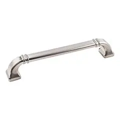 Hardware Resources 165-160SN 7-1/16" Overall Length Cabinet Pull - 160 mm center-to-center Holes - Screws Included - Satin Nickel Bargain