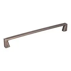 Buy Direct Hardware Resources 177-224BNBDL 9-9/16" Overall Length Cabinet Pull - 96mm center-to-center Holes - Screws Included - Brushed Pewter