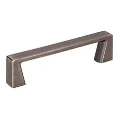 Worldwide Shipping Hardware Resources 177-96BNBDL 4-1/2" Overall Length Cabinet Pull - 96mm center-to-center Holes -Brushed Pewter