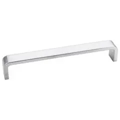 Hardware Resources 193-160BC 6-9/16" Overall Length Cabinet Pull - 160 mm center-to-center Holes - Screws Included - Brushed Chrome Fresh Stock