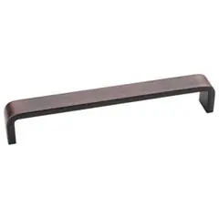 Best Choice Hardware Resources 193-160DBAC 6-9/16" Overall Length Cabinet Pull - 160 mm center-to-center Holes - Screws Included - Brushed Oil Rubbed Bronze