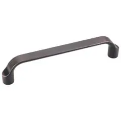 In Demand Hardware Resources 239-128DBAC 5-9/16" Overall Length Scroll Cabinet Pull - Screws Included - 128 mm center-to-center Holes - Brushed Oil Rubbed Bronze