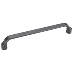 Wholesale Hardware Resources 239-160DACM 6-13/16" Overall Length Scroll Cabinet Pull - 160 mm center-to-center Holes - Screws Included - Gun Metal