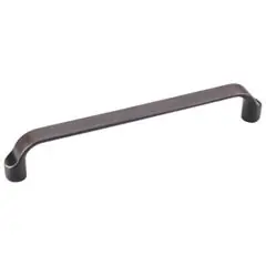 Hardware Resources 239-160DBAC 6-13/16" Overall Length Scroll Cabinet Pull - 160 mm center-to-center Holes - Screws Included - Brushed Oil Rubbed Bronze Direct From Manufacturer