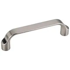 Hardware Resources 239-96SN 4-5/16" Overall Length Scroll Cabinet Pull - 96 mm center-to-center Holes - Screws Included - Satin Nickel Discount