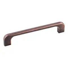 Original Hardware Resources 264-128DBAC 5-3/4" Overall Length Cabinet Pull - Screws Included - 128 mm center-to-center Holes - Brushed Oil Rubbed Bronze