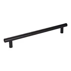 While Supplies Last Hardware Resources 274MB 274 mm (10-13/16") Overall Length 9/16" Diameter Steel Cabinet Bar Pull 224 mm center-to-center - Screws Included - Matte Black