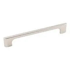 Hardware Resources 286-160NI 7-11/16" Overall Length Cabinet Pull - 160 mm center-to-center Holes - Screws Included - Polished Nickel High Quality