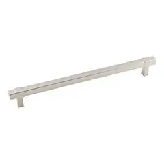 Hardware Resources 293-224NI 10-1/16" Overall Length Square Bar Pull 224 mm center-to-center - Screws Included - Polished Nickel New Release