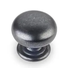 Next Day Delivery Hardware Resources 2980DACM 1-1/4" Diameter Cabinet Knob - Screws Included - Gun Metal