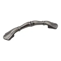 Weekend Sale Hardware Resources 3308BNBDL 4-1/2" Overall Length Cabinet Pull - Screws Included - Brushed Pewter