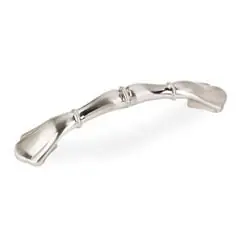 Premium Hardware Resources 3308SN 4-1/2" Overall Length Cabinet Pull - Screws Included - Satin Nickel