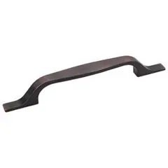 Hardware Resources 382-128DBAC 7-3/4" Overall Length Cabinet Pull - Screws Included - 128 mm center-to-center Holes - Brushed Oil Rubbed Bronze Big Sale