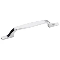 Hardware Resources 382-128PC 7-3/4" Overall Length Cabinet Pull - Screws Included - 128 mm center-to-center Holes - Polished Chrome Premium