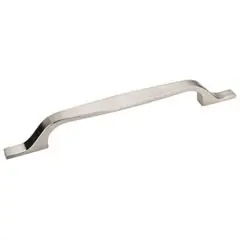 Hardware Resources 382-160SN 9" Overall Length Cabinet Pull - 160 mm center-to-center Holes - Screws Included - Satin Nickel Low Price