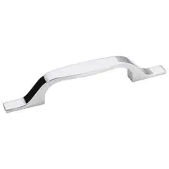 Hardware Resources 382-96PC 6-1/2" Overall Length Cabinet Pull - 96 mm center-to-center Holes - Screws Included - Polished Chrome Editor’s Pick
