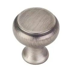 No Minimum Order Hardware Resources 3898BNBDL 1-1/4" Diameter Cabinet Knob - Screws Included - Brushed Pewter