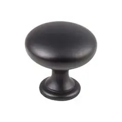 Exclusive Offer Hardware Resources 3910-MB 1-3/16" Diameter Cabinet Knob - Screws Included - Matte Black
