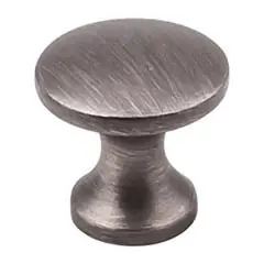Hardware Resources 3915-BNBDL 1" Diameter Cabinet Knob - Screws Included - Brushed Pewter New Arrival