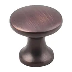 Express Delivery Hardware Resources 3915-DBAC 1" Diameter Cabinet Knob - Screws Included - Brushed Oil Rubbed Bronze