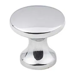 Hardware Resources 3915-PC 1" Diameter Cabinet Knob - Screws Included - Polished Chrome Brand New