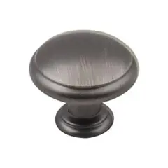 Exclusive Offer Hardware Resources 3940-BNBDL 1-3/16" Diameter Mushroom Cabinet Knob - Screws Included - Brushed Pewter