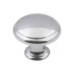 Modern Hardware Resources 3940-PC 1-3/16" Diameter Mushroom Cabinet Knob - Screws Included - Polished Chrome
