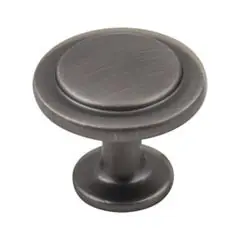 Hardware Resources 3960-BNBDL 1-1/4" Diameter Cabinet Knob - Screws Included - Brushed Pewter Limited Edition