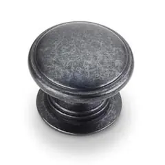 Wholesale Hardware Resources 3980-DACM 1-1/4" Diameter Cabinet Knob - Screws Included - Gun Metal