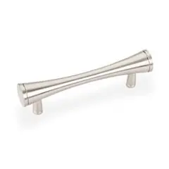 Hardware Resources 400SN 4" Overall Length Cabinet Bar Pull - Screws Included - Satin Nickel High Quality