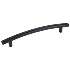 Hardware Resources 406-128BLK 6-9/16" Overall Length Cabinet Pull - Screws Included - 128 mm center-to-center Holes - Black Hot Picks