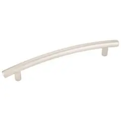 Hardware Resources 406-128DN 6-9/16" Overall Length Cabinet Pull - Screws Included - 128 mm center-to-center Holes - Dull Nickel Genuine