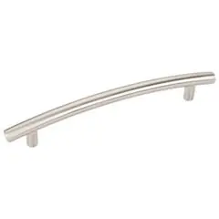 Hardware Resources 406-128SN 6-9/16" Overall Length Cabinet Pull - Screws Included - 128 mm center-to-center Holes - Satin Nickel Free Returns
