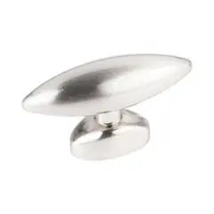 Hardware Resources 409222SN 1-1/2" overall length Cabinet Knob - Screws Included - Satin Nickel Super Sale