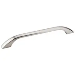 Final Sale Hardware Resources 4192SN 9-5/8" Overall Length Cabinet Pull - 192 mm center-to-center - Screws Included - Satin Nickel