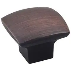 Professional Grade Hardware Resources 431DBAC 1-3/16" Overall Length Cabinet Knob. Packaged with one 8-32 x 1-1/8" screw - Screws Included - Brushed Oil Rubbed Bronze