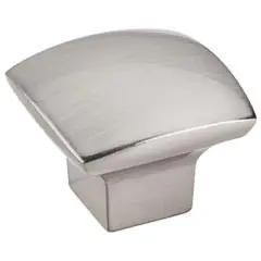 Deal Hardware Resources 431SN 1-3/16" Diameter Cabinet Bail Knob. Packaged with one 8-32 x 1-1/8" screw - Screws Included - Satin Nickel
