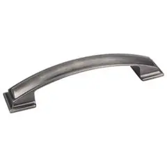 Secure Checkout Hardware Resources 435-128BNBDL 6-1/4" Overall Length Pillow Top Cabinet Pull - Screws Included - 128 mm center-to-center Holes - Brushed Pewter