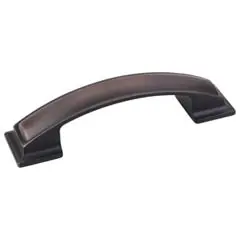 Price Drop Hardware Resources 435-96DBAC 5" Overall Length Pillow Top Cabinet Pull - 96 mm center-to-center Holes - Screws Included - Brushed Oil Rubbed Bronze