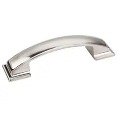 Secure Checkout Hardware Resources 435-96SN 5" Overall Length Pillow Top Cabinet Pull - 96 mm center-to-center Holes - Screws Included - Satin Nickel