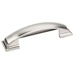 Hardware Resources 436-96SN 5" Overall Length Pillow Top Cabinet Cup Pull - 96 mm center-to-center Holes - Screws Included - Satin Nickel Next Day Delivery
