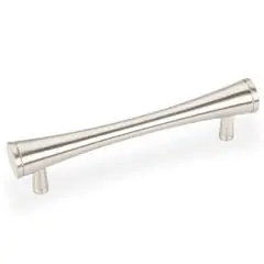 Exclusive Hardware Resources 475SN 4-3/4" Overall Length Cabinet Bar Pull - 96 mm center-to-center Holes - Screws Included - Satin Nickel