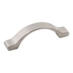 Affordable Hardware Resources 511-3SN 4-1/16" Overall Length Cabinet Pull - Screws Included - Satin Nickel