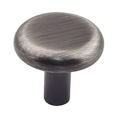 Must Have Hardware Resources 511BNBDL 1-1/4" Diameter Cabinet Knob - Screws Included - Brushed Pewter